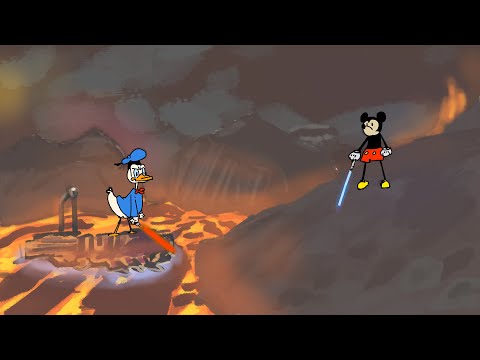 Mickey Has The High Ground (Animated)