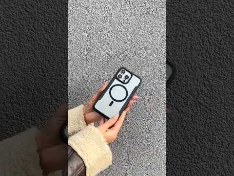 Чехол на iPhone 15 Plus черный противоударный с МагСейф MagSafe с усиленными углами на телефон Айфон 15 плюс - фото 1 - id-p2276093782