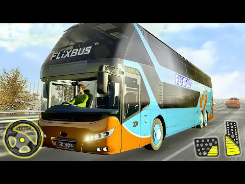 Coach Bus Parking Simulator - Buses Hill Driving Game | Android Gameplay