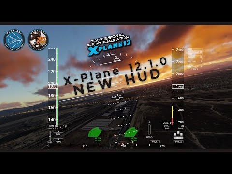 [Archive-2024] X-Plane 12.1.0 new HUD First Look! (F-19 Stealth Fighter flight)