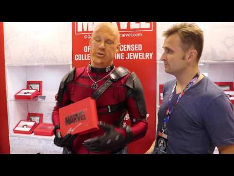 Wade Wilson talks officially licensed #Marvel Jewelry at #WizardWorldChicago 2016