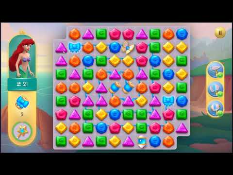 Disney Princess Majestic Quest Level 132 - NO BOOSTERS + FULL STORY 👸 | SKILLGAMING ✔️