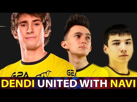 DENDI United With Na`Vi & EX-Na`Vi Players in Ranked Game - Good Old Times Natus Vincere Team Dota 2