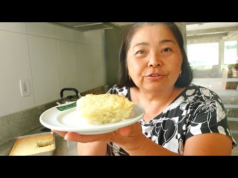 HOJE FIZ BOLO DE MANDIOCA COLHIDO HOJE NA ROÇA