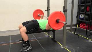 524. Pause Barbell Bench Press (:05sec)