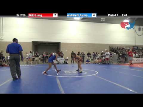 FILA Cadet 56 kg / 123.25 lbs. - Ricki Liang vs. Andribeth Rivera