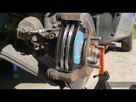 How to change front brakes 08 Kia Rio