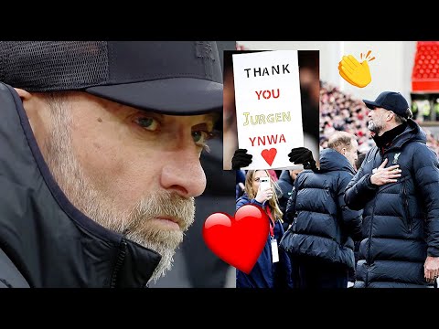 ❤️What a Moment for Jürgen Klopp! Klopp in Tears After Liverpool Fans Sing For Him