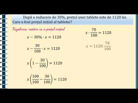 Procente, aflarea unui pret inainte de reducere | Matera.ro