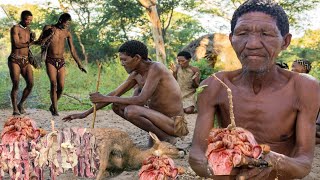HADZA HUNT CATCH AND COOKING