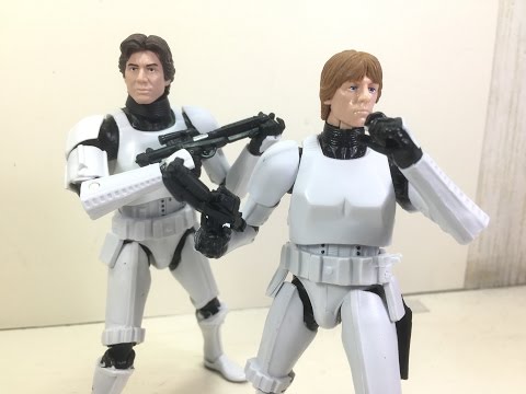 Star Wars 6 Inch Black Series Han Solo & Luke Skywalker in Stormtrooper Disguise Review