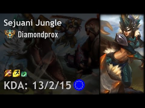 Sejuani Jungle vs Elise - Diamondprox - EUW Challenger Patch 7.10