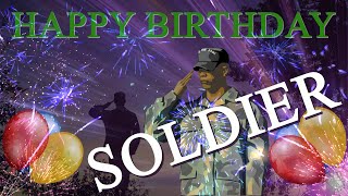 Happy Birthday Soldier - Happy birthday army band