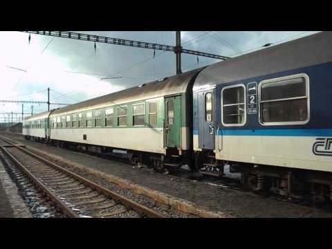 Odjezd vlaku Os 6823 (ČD 163.249) - Chomutov, 8. 2. 2013