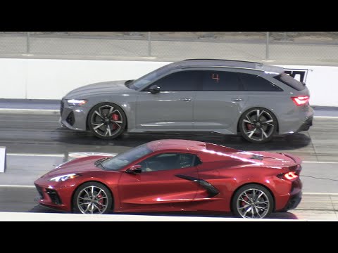 Audi RS6 vs C8 Corvette
