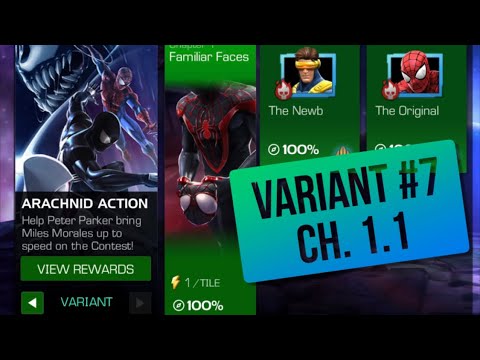 Variant #7 Ch.1.1 vs Crossbones, Dragon Man, Star-Lord, Quake, Hood, Vision, Cyclops I MCOC