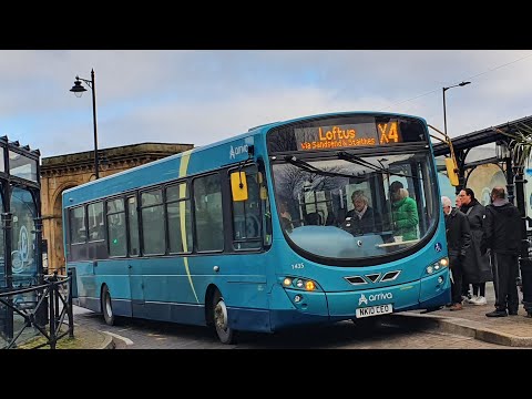 JOYRIDE THRASH + KICKDOWN: Route X4 | NK10CEO/1435 - Arriva North East: VDL SB200/Wright Pulsar 2