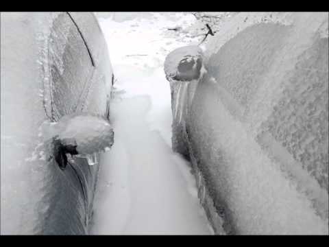 Massive Feb. 2104 SNOW ICE STORM in Slovenia Devastating