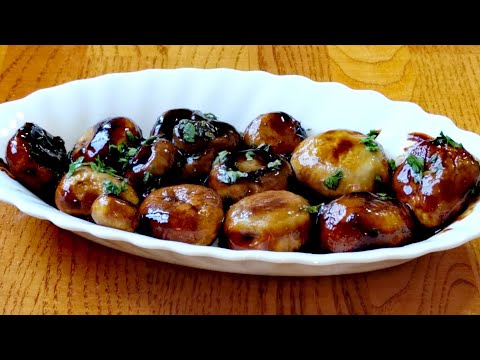 ŠAMPINJONI SA MEDOM I SOJA SOSOM!!