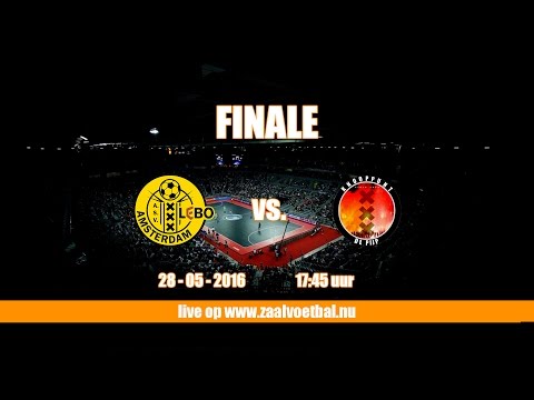 Zaalvoetbal wedstrijd Finale ASV Lebo - 't Knooppunt 28 mei 2016