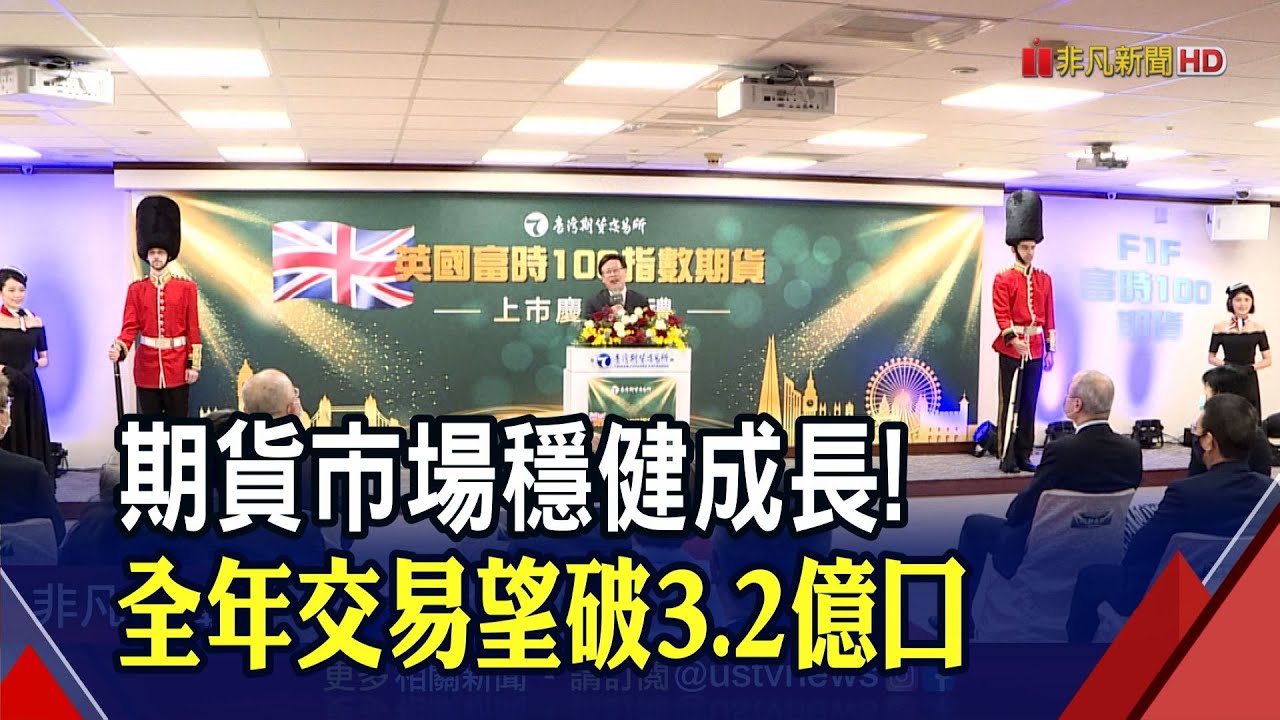 英國富時100指數期貨上市全年期貨交易可望破3.2億口創新高｜20201123｜非凡財經新聞