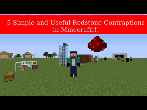 Steve Guy - Cool and Amazing Five Redstone Contraptions in Minecraft.