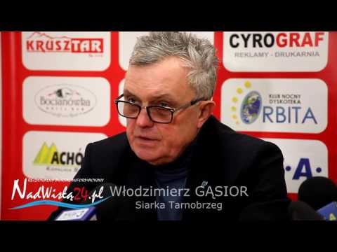 Konferencja prasowa po meczu Siarki Tarnobrzeg ze Stalą Stalowa Wola. 13.11.2016