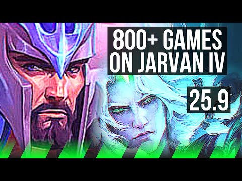 JARVAN IV vs VIEGO (JGL) | 800+ games | EUNE Grandmaster | 25.9
