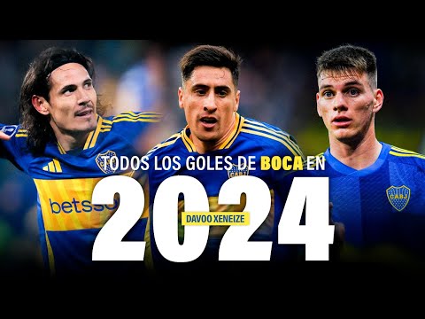 TODOS los GOLES de BOCA JUNIORS en 2024