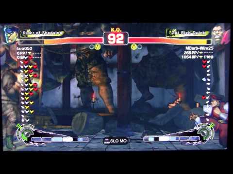SSF4 AE LARA050 RANKED MATCH 1 VS BALROG