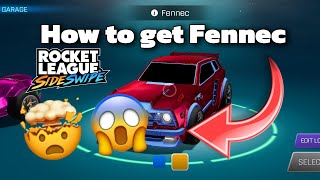 How to get Fennec in Rocket League Side Swipe on Mobile Android and IOS! Tutorial! #1 #fennec