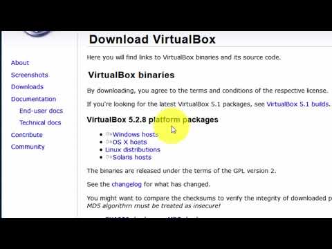 VirtualBox Tutorial 02 - How to Download Oracle VM VirtualBox Video
