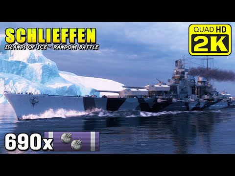Battleship Schlieffen - Everyone's running from these secondary weapons