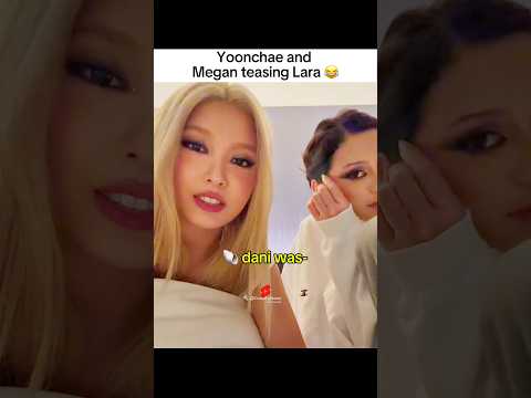 They teasing Lara😂 #trending #katseye #funny #lara #kpop #yoonchae #megan #bts #live #fyp #shorts