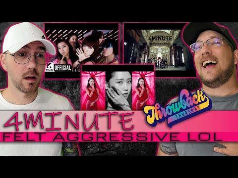 THROWBACK THURSDAY (EP 9) - 4MINUTE - Hot Issue | Volume Up | HATE (REACTION)