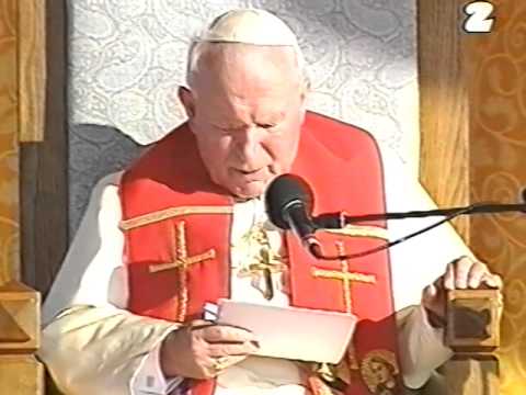 Jan Paweł II Gorzów Wielkopolski, 2 06 1997  Homilia POTRZEBA ŚWIADECTWA WIERNOŚCI CHRYSTUSOWEJ EWAN