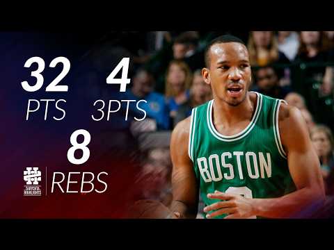 Avery Bradley 32 pts 4 threes 8 rebs vs Mavericks 14/15 season