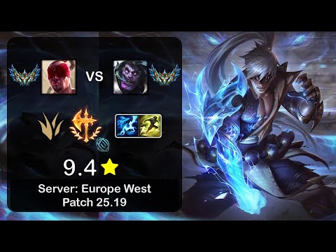 Lee Sin Jungle vs Dr. Mundo - EUW Challenger - Patch 25.19