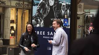 [Fashion & Luxury] Versace Dylan Blue Fragrance Dispenser | JCDecaux Australia