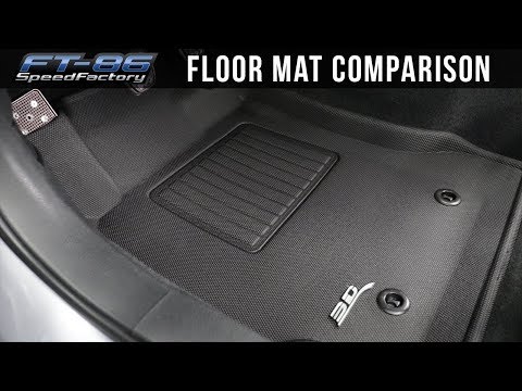 Floor Mats Comparison - FRS BRZ 86