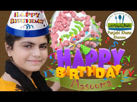 Happy Birthday Masooma