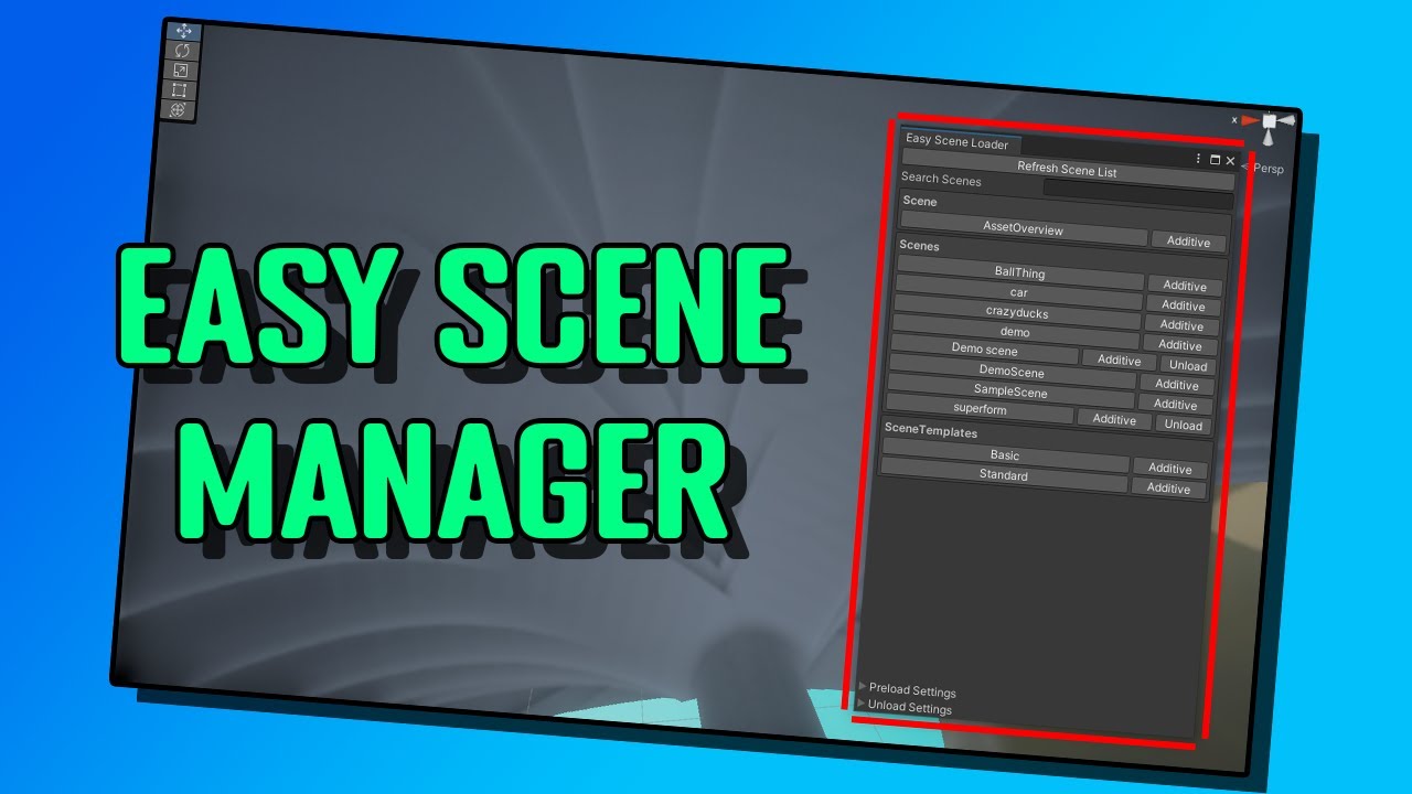 Unity3D Easy Scene Manager(Free)
