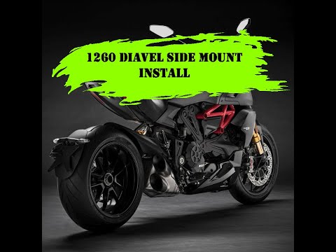 New Rage Cycles - Ducati Diavel 1260 Side Mount License Plate Installation