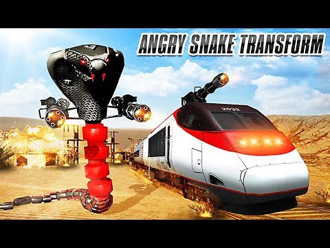 Train Transform Snake Robot Games - Tutorial and Level 1