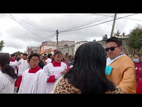 Bendición de los ramos en la capilla del Carmen 