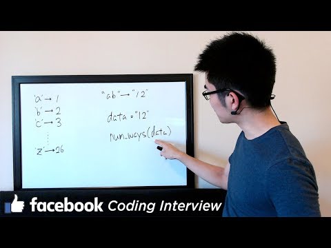 Facebook編碼面試題--這條資訊有幾種解碼方式？ (Facebook Coding Interview Question - How Many Ways to Decode This Message?)