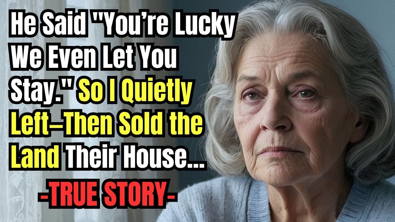HER TRUE STORY FROM NEW YORK👵💔 He Said "You’re Lucky We Even Let You Stay!" So I Quietly Left & Sold