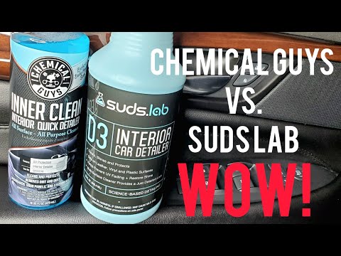 Chemical Guys Inner Clean Interior Quick Detailer Vs. Suds Lab D3 Cleaner Amazing Car Product Review