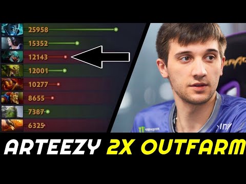 when ARTEEZY picks Phantom Assassin - 2x OUTFARM enemy carry Dota 2