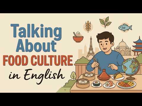 Nói về văn hóa ẩm thực bằng tiếng Anh | Podcast tiếng Anh dễ dàng (Talking About Food Culture in English | Easy English Podcast)